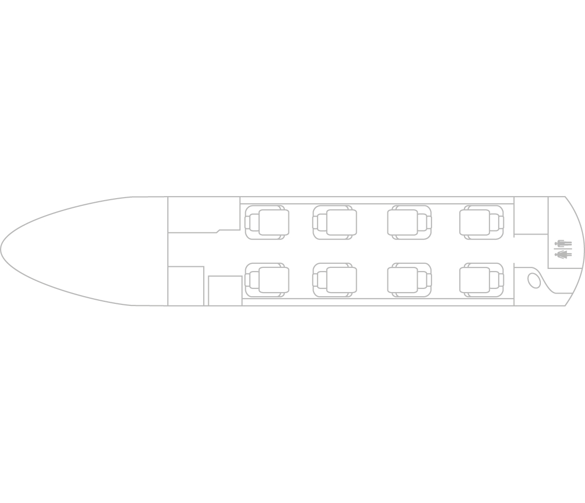 Cessna Citation X interior specifications
