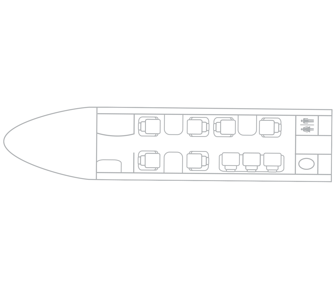 Gulfstream G280 interior specifications