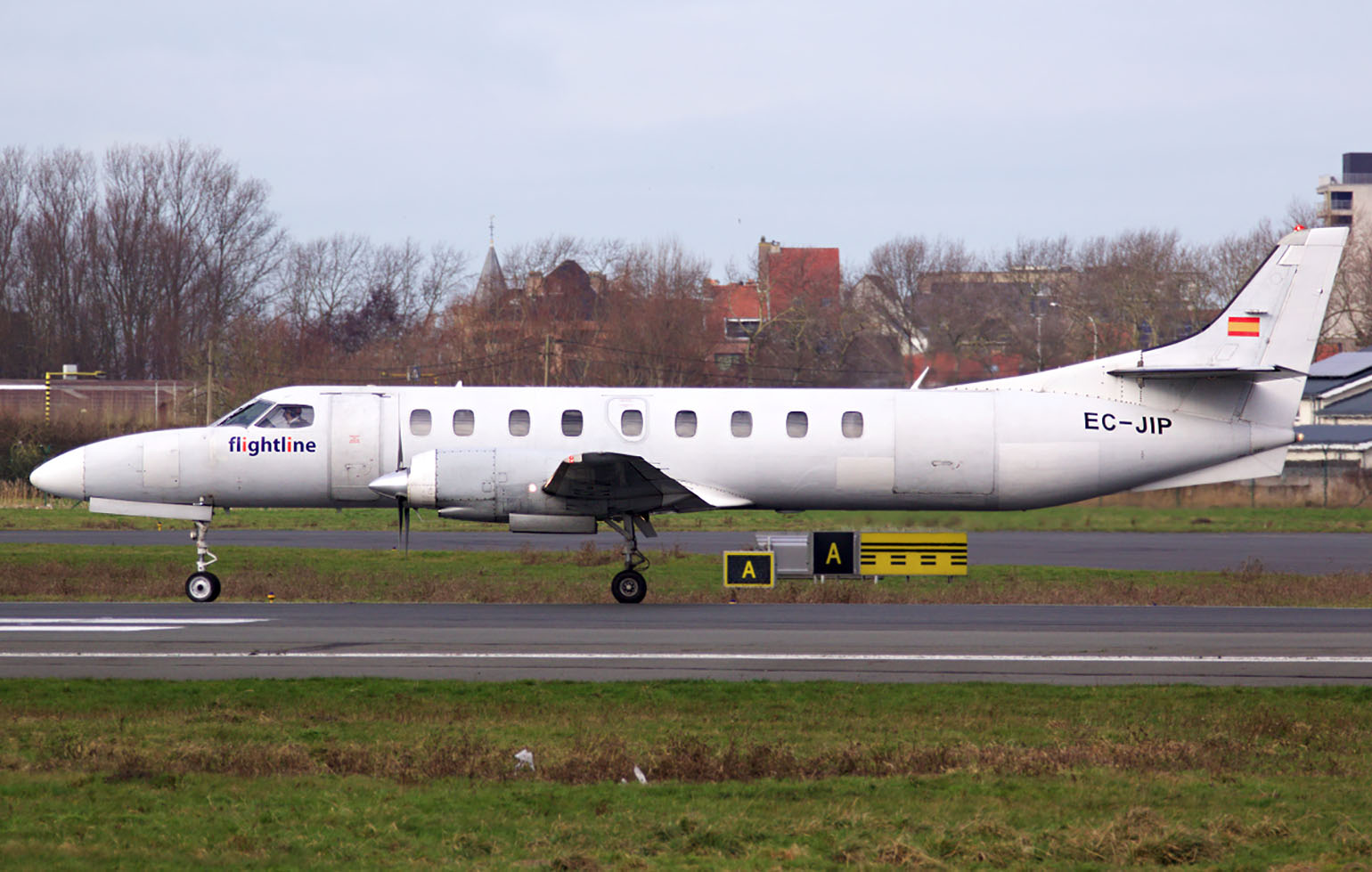 Metro III cargo aircraft charter on airport runway