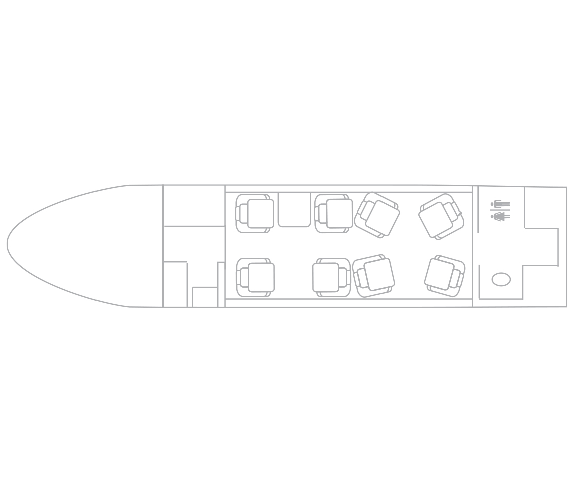 Embraer Legacy 500 interior specification