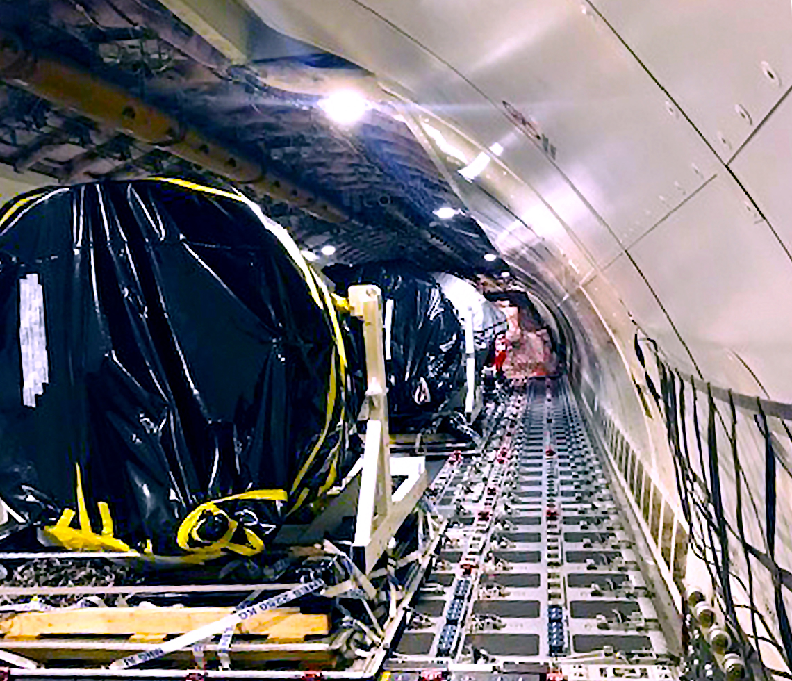 A300-600F cargo charter capacity of freight plane