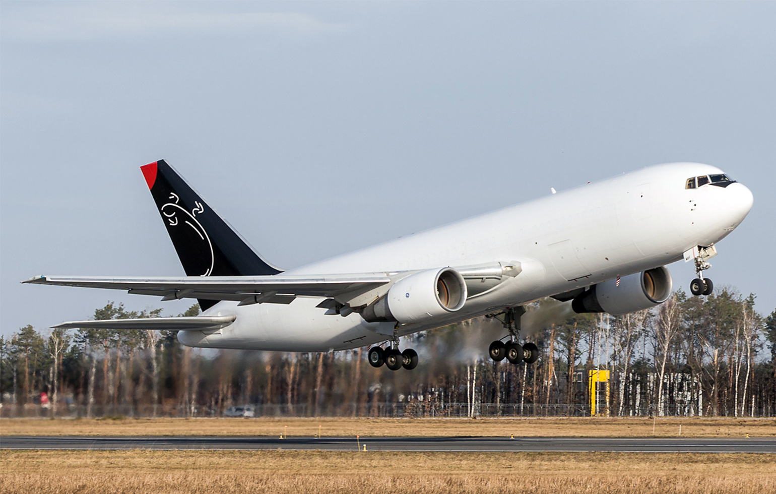 Boeing B767-200F cargo charter aircraft for freight